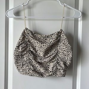 PacSun - LA Hearts Leopard Crop Top